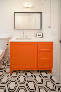Colorful Small Bathroom Vanity Ideas